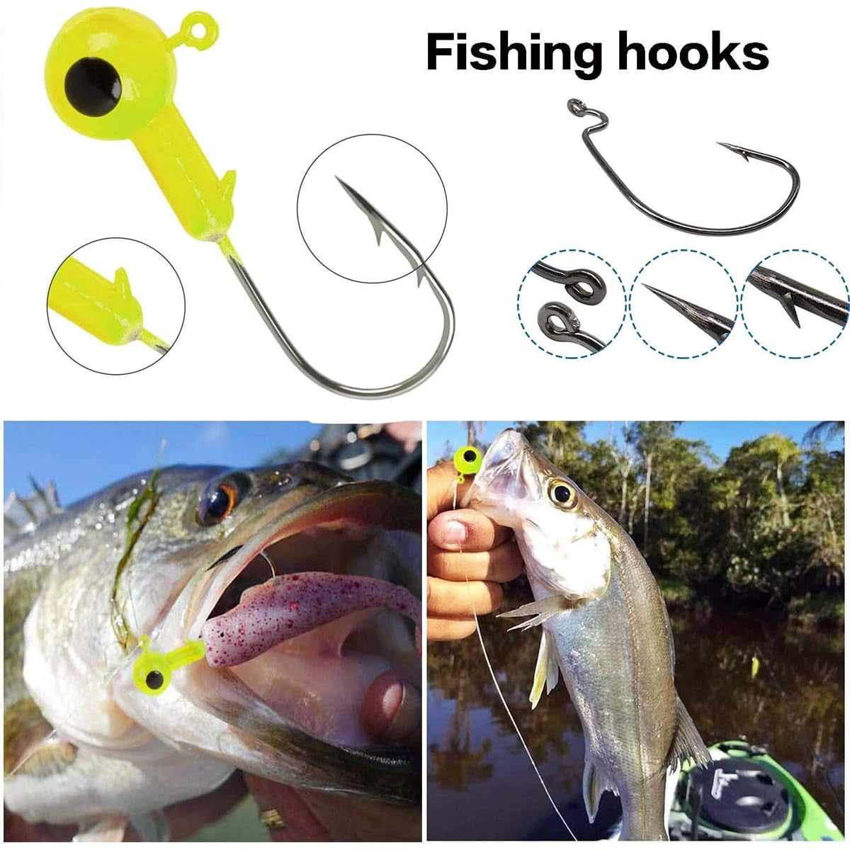 Fishing Lures Freshwater Bait Tackle Kit.crankbaits  Soft Jigs Spoons And More Gear Set.suitable For Bass Trout Salmon.