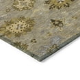 thumbnail image 3 of Addison Rugs Chantille Indoor/Outdoor Transitional Damask Khaki Machine Washable Rectangle Rug, 8' x 10', 3 of 8