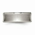 thumbnail image 3 of Titanium Beveled Edge; Concave 8mm Brushed & Polished Band Size: 9; for Adults and Teens; for Women and Men, 3 of 6