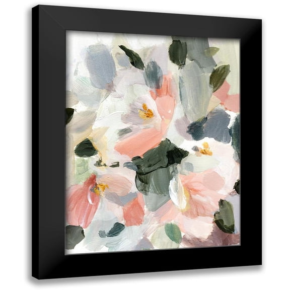 Warren, Annie 12x14 Black Modern Framed Museum Art Print Titled - Soft as Petals II