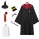 thumbnail image 3 of Ropa de fiesta de Harry Potter, bata mágica, traje, corbata, bufanda, varita, gafas, Godric, Cosplay, Halloween, 3 of 4