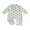 White, variant on BemeyourBBs Baby Boys Rompers Golf Elements Print Turn Down Collar Bodysuits