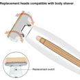 thumbnail image 4 of shiyou-LINMEI Body Ladies Shaver Replacement Heads Razor and Trimmer Blades Compatible with Perfect Finishing and Soft Touch Rechargeable Body Shaver Include 2 Cleaning Brush (6PCS), 4 of 4