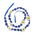 thumbnail image 1 of Raindrops Collar Con Acrílicas Y Flor Plumeria Azul Para Eventos De Graduación Y Fiestas, 1 of 8