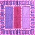 thumbnail image 1 of Ahgly Company Indoor Square Southwestern Purple Country Area Rugs, 8' Square, 1 of 4