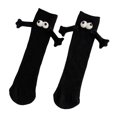 thumbnail image 2 of Calcetines de tubo medio Yuyangstore Unisex Club Celebrity Negro, 2 of 8