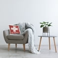 thumbnail image 3 of Stupell Industries Ski Patrol Red Cross Square Decorative Printed Throw Pillow, 18 x 18, 3 of 6