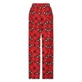 thumbnail image 3 of Flash Deal! Bas de Pyjama pour Femmes Doux Kawaii Confortables Bas de Pyjama de Printemps en Solde Tous Articles en Liquidation Rouge Pastèque L, 3 of 3