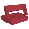 thumbnail image 3 of SoftZone® Flip-Flop Couch - Red, 3 of 3
