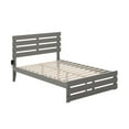 thumbnail image 2 of AFI Oxford 14" Full Wood Platform Bed Frame with Headboard and Footboard, Grey, 2 of 6