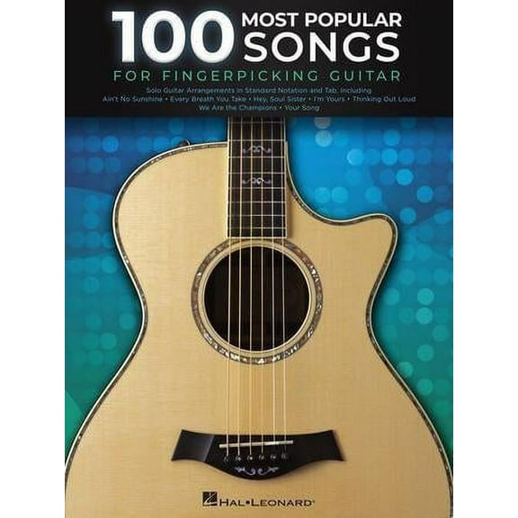 100 Most Popular Songs for Fingerpicking Guitar Book, Hal Leonard Publishing