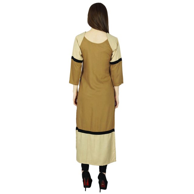 Phagun Kurti en Rayonne Designer Indien Bollywood Kurta Femme Tunique Décontractée