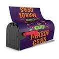thumbnail image 4 of Fotbe Mardi Gras2 Mailbox Covers Post Letter Box Cover Garden Decor Standard Size-21x18 in, 4 of 9