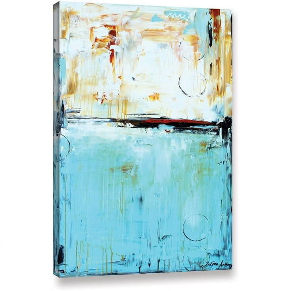 Jolina Anthony "Abstract In Blue" Gallery-Wrapped Canvas