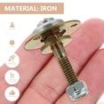 thumbnail image 4 of ELAYARD 4Pcs Rocking Chair Bearing M8x45mm Iron Furniture Hardware Accessories, 4 of 6