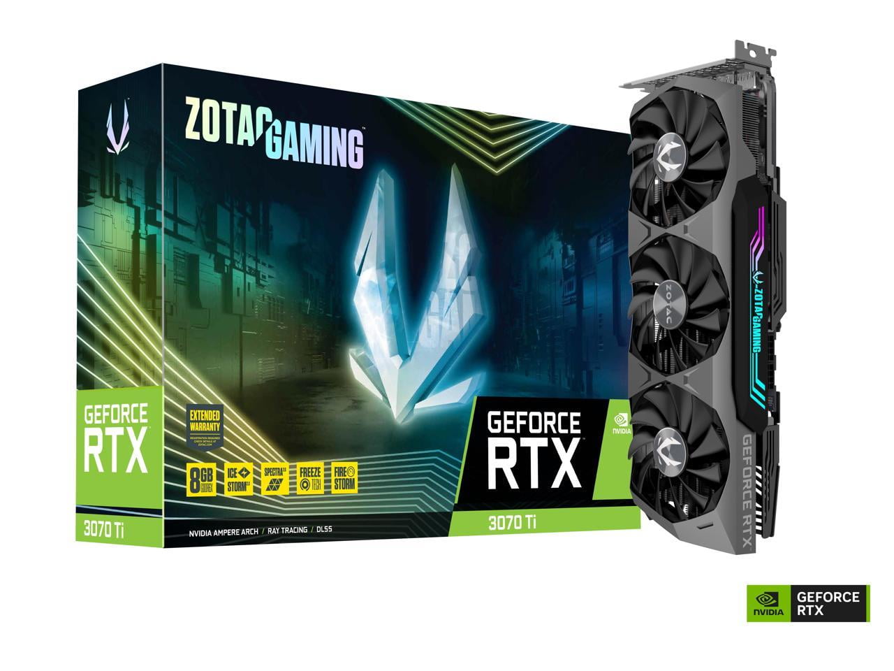ZOTAC GAMING GeForce RTX 3070 Ti GPU, 8GB GDDR6X, SPECTRA