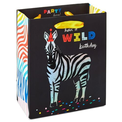 Paper Bags ZEBRA High Quality Accessories Birthday Gift Jewellery Rope Handle 