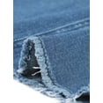 thumbnail image 5 of DARING DIVA Women's Jean Back Vent Midi Length Denim Skirts S Jean Blue, 5 of 6