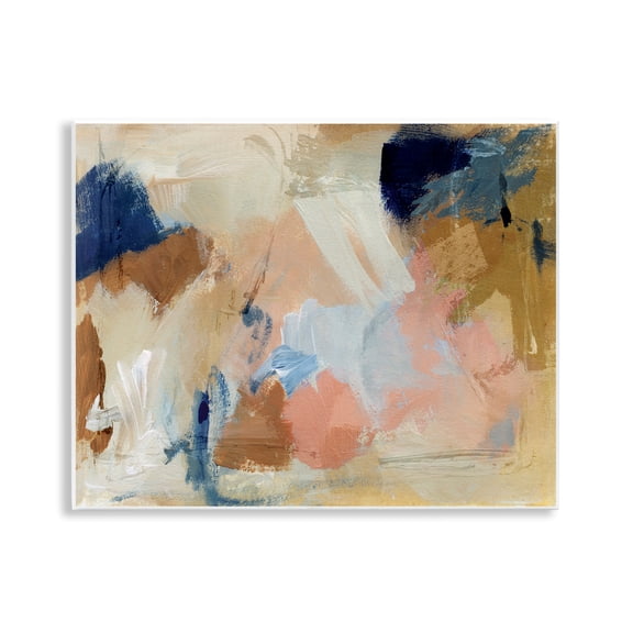 Stupell Industries Chaotic Neutral Paint Abstract Painting Unframed Art Print Wall Art, 14 x 11