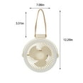 thumbnail image 3 of Teissuly Clearance Camping Fan With Led Lantern Rechargeable Battery Operated Tent Fan For Outdoor Camping Tent RV Travel Fishing(White, ) Teissuly WER202308290030, 3 of 7