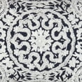 thumbnail image 2 of Pasargad Home Naples Embroidered Pillow, Navy/Taupe (All Ages, 1 Pack), 2 of 3