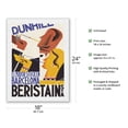 thumbnail image 2 of Dunhill Cigarettes - The Largest Stock in Barcelona - Beristain S.A. - Vintage Advertising Poster by Jacint Bofarull c.1932 - Japanese Unryu Rice Paper Art Print (Unframed) 18 x 24 in, 2 of 4