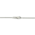 thumbnail image 3 of 925 Sterling Silver 1mm Curb Chain; 18 inch; Lobster Clasp; for Adults and Teens; for Women and Men, 3 of 5