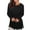 Black, variant on Gubotare Womens Long Sleeve Shirts Womens Tops Casual Long Sleeve Shirts with Kangaroo Pocket Side Split,Black L
