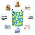 thumbnail image 2 of blue Lemon Laundry Basket, Laundry Hamper Waterproof Laundry Bag Clothes Hamper Laundry Bin with Handles for Bedroom, Living Room, Kids Room-#, 2 of 5