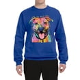 thumbnail image 3 of Dean Russo Best Dog Dog Lover Unisex Crewneck Graphic Sweatshirt, Royal, XX-Large, 3 of 6