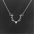 thumbnail image 2 of Collar con colgante de cuerno de alce Yashi 8 piezas plata 51 cm, 2 of 3