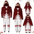 thumbnail image 5 of SwiftWear Christmas Pajamas for Family Matching Sets, Christmas Outfits Cute Xmas Tree Print Hooded Onesie Sleepwear, 5 of 5