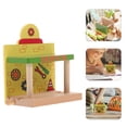 thumbnail image 3 of Accesorio de vía de tren de madera, estación de servicio, vía de tren, modelo de estación de servicio DIY, juguete de construcción educativo para niños, 3 of 8