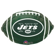 17 inch NFL New York Jets Football Team Colors Foil Mylar Balloon - Party Supplies Decorations