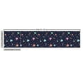 thumbnail image 3 of Space Fabric by the Yard, Alien Planets with Shooting Stars and Polka Dots Galaxy Heavenly Bodies Asteroid, Decorative Upholstery Fabric for Chairs & Home Accents, Multicolor by Ambesonne, 3 of 5