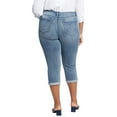 thumbnail image 2 of NYDJ womens  Plus Chloe Prelude Capri Jean, 20W, 2 of 3