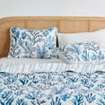 thumbnail image 2 of Coastal Inspired Reversible Quilted Coverlet Set with Shams, 2-Piece, Twin / Twin XL Size, 2 of 6