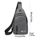 thumbnail image 3 of Bolso de Pecho para Hombre, Bandolera, Versátil, Informal, Pequeño, Multifuncional, para Correr, Deportes, Mochila de Pecho, 3 of 3