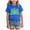 A614-Blue, variant on NOLDARES Girls Christmas Tree Shirt Toddler Christmas Shirt Santa Tees Xmas Short Sleeve Funny Graphic Tops,A614-Grey