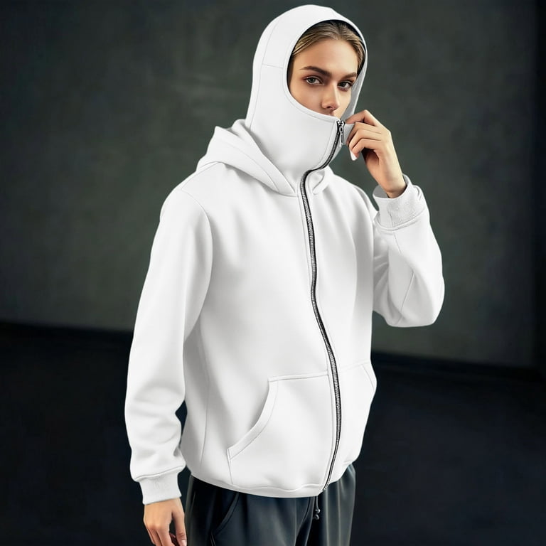 yardsong Full Zip Hooded Sweatshirt for Women Double Layered