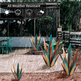 thumbnail image 5 of 2X Large Tequila Rustic Sculpture, Rustic Metal Agave Plants for Outdoor Patio Yard, Home Decor Hand Painted 55cm, 5 of 7