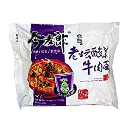 Instant Noodle Artificial Beef Flavor & Sour Pickled Cabbage - 4.24oz (Pack of (Truly The Best Cabbage Rolls Ground Beef)