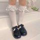 thumbnail image 2 of Calcetines japoneses para niños y niñas, calcetines hasta la rodilla de algodón, dulce Kawaii, Organza, encaje de volantes, lazo de satén, uniforme de princesa, medias de tubo, 2 of 5