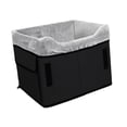 thumbnail image 2 of Asiento de coche para perros Casa para mascotas Cómodo ajustable para el asiento trasero Transpirable Lavable Nido para perros Asiento para negro, 2 of 9