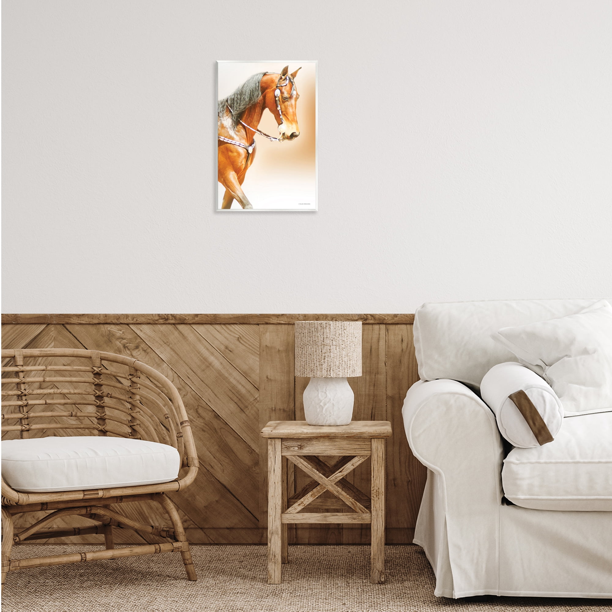 Stupell Industries Brown Majestic Horse Wall Plaque Art, design by Kari Brooks