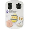 Wilton Mini Cakes Pan 6 Cavity-bunny/egg/tulip
