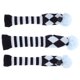 thumbnail image 4 of BRIGHTFUFU 3 unids/set de fundas para cabezas de palos híbridas de tela tejida, cubierta para cabeza de madera para conductor Fairway (azul claro), 4 of 7