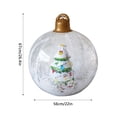 thumbnail image 3 of Yanzu3 2024 Inflatable Christmas Decoration Ball, 60cm Outdoor PVC Christmas Tree Decor, Inflatable Christmas Balls for Holiday Yard & Tree Decorations, 3 of 8
