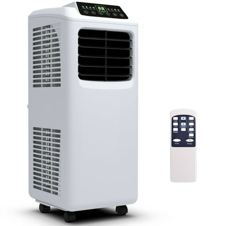 Costway 10000 BTU Portable Air Conditioner & Dehumidifier Function Remote w/ Window