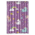 thumbnail image 1 of EREHome Unicorn Rideau de Douche Arc-en-Ciel avec Ailes et Crochets pour Décoration Intérieure 48x72 Pouces, 1 of 1